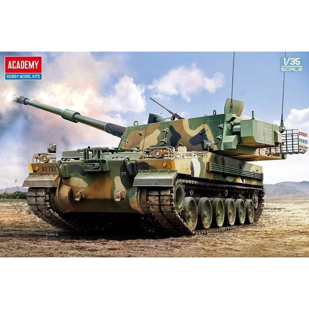 R.O.K. K9A1 SPH - 1/35 Scale Realistic Korean Army Self-Propelled Howitzer Model